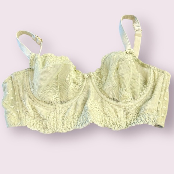 Anthropologie Mimi Holliday Bra by Damaris Finch, Lace French Lingerie Underwire - Picture 2 of 4
